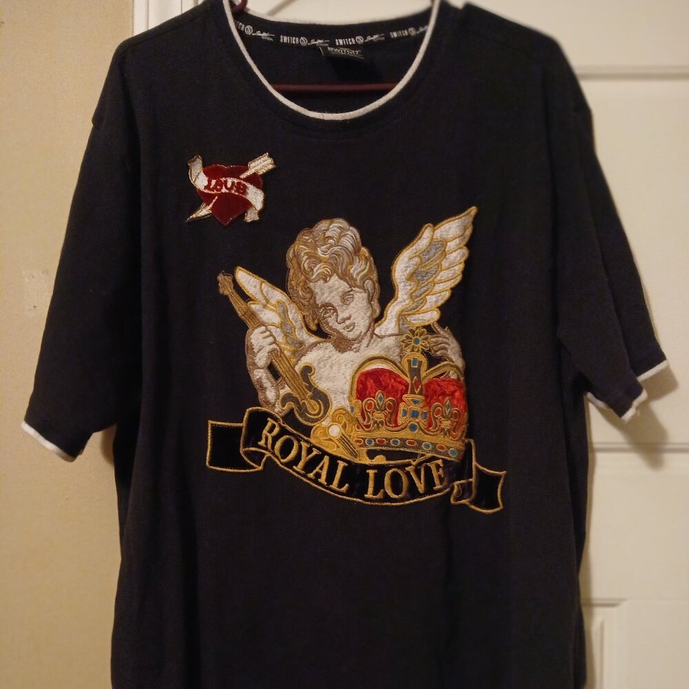 Black Stitch “Royal Love” Men’s Shirt – Size 3X-Gently Used